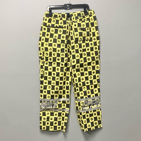 Nike x Cactus Plant Flea Market CPFM Yellow Black Patterned Pants Size Medium - Picture 2 of 16